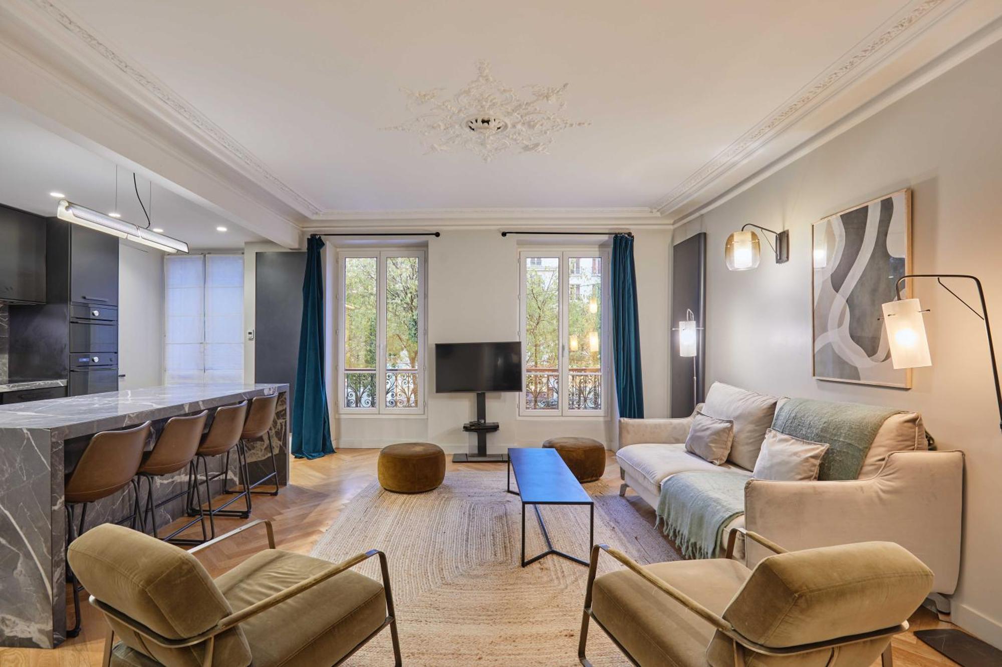 Magnificent Apartment - 3Br- 8P - Batignolles Paris Dış mekan fotoğraf
